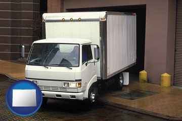 a local delivery truck - with Colorado icon